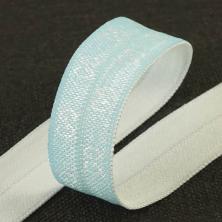 Косая бейка стрейч 15мм "GG" арт.590