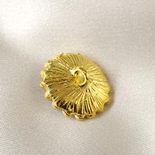 Пуговица со стразами 21мм арт.CHB-0652 золото