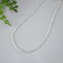 Бусины стекло граненые  4мм арт.ИВ-215 прозрачный (190бусин)