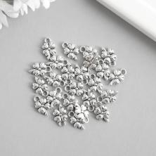 Подвеска "Клевер" 8*13мм арт.5384611 серебро