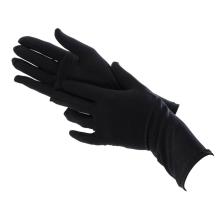 Карнавальный аксессуар перчатки х/б стрейч 26см арт.8297 черный