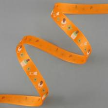 Лента атласная 10мм арт.ALP-103 B15/021 baby/оранжевый (3м)