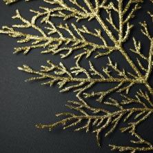 Ветка 42,5см с глиттером арт.SF-3125 золото