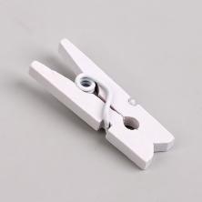 Прищепки 25*3мм арт.7599923 белый (10шт)