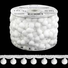 Тесьма с помпонами 21мм d-10мм арт.FBL-02