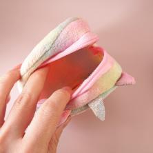 Кошелек плюш на молнии 8*5см "Единорог" арт.ИВ-1130 микс