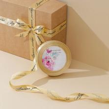 Лента атласная 20мм "Ручная работа" арт.7370347