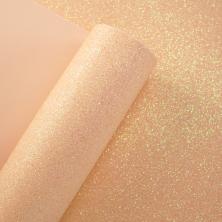 Фоамиран глиттерный 2мм 20*30см арт.ФУ-10551 персиковый перл.-3033