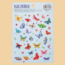 Наклейки "Бабочки" 11*16см бумага арт.1767464