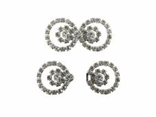 Застежка 50*25мм со стразами арт.JRTB-1026