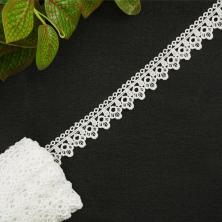 Кружево гипюр  20мм арт.TBY.0404 белый