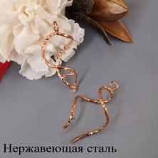 Заготовка для серег "крученая" 30*20мм арт.ФУ-2371/ER-02