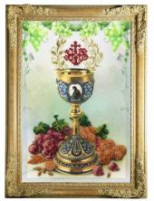Набор для вышивания бисером "Пасхальная чаша - 2" 20*30см "Краса и творчество" арт.20212
