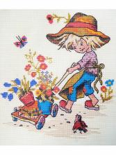 0157 "Эрик" Набор для вышивания мулине 22*19см