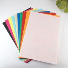 Фетр жесткий 1,0мм 20*30см арт.ФУ-9533 ассорти (10 листов)