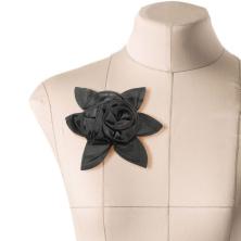 Украшение пришивное "Розочка атласная" арт.511 черный