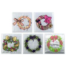 Термоаппликация "Веночки" 80*80мм арт.AF-13T107 ассорти