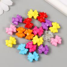 Бусины акрил "Бантики" 19*16*9мм отв-е 3мм арт.9928052 ассорти (16шт)