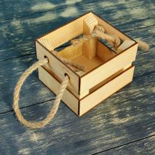 Ящик двухреечный ручка-шнур 11*12*9см арт.2219789