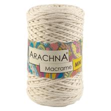 Шнур х/б плетеный 3мм "Macrame Mini" молочный (200м)