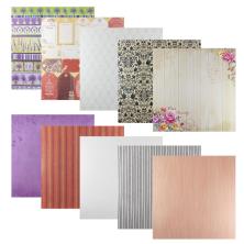 Бумага 30,5*30,5см 180г/кв.м 190г/кв.м арт.ФУ-9386 ассорти (5листов)