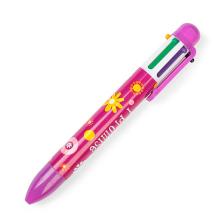 Ручка шариковая автоматическая с рисунком 6 цветов арт.1302047