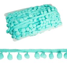 Тесьма с помпонами 25мм d-12мм арт.SF-118-1