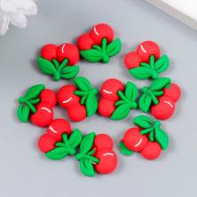 "Вишенки" 20*15мм арт.7985147 красный/зеленый
