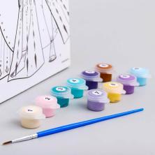 Картина по номерам "Анна и Эльза" 20*30см арт.5142417