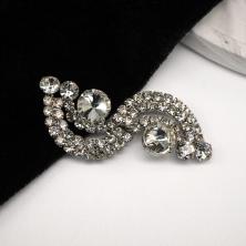 Застежка 56*26мм со стразами арт.JRTB-1071