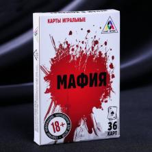 Игра настольная "Мафия" 36карт 6*9см арт.123027