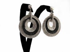 Серьги серебро 925пр. с цирконами арт.ФУ-7305