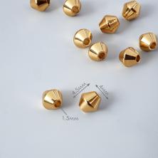 Бусины латунь 4*4,5мм арт.ИВ-958 золото (20шт)