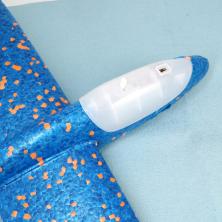 Самолет светящийся 46*48см пенопласт арт.ФУ-9543 ассорти