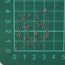 Кольцо соединительное  2*0,5мм арт.ФУ-11532 нержавеющая сталь (1000шт)