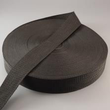 Стропа 40мм арт.ФУ-10590 черный (повышенная плотность)