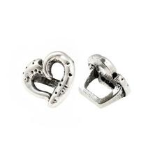 Бусины металл с широким отверстием 18мм арт.TS-4831 ант.серебро