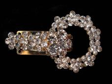 Застежка шубная со стразами арт.ФУ-2348