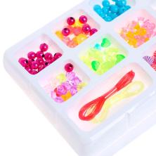 Набор бусин акрил 13*12см арт.593632 ассорти