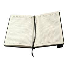 Ежедневник недатированный 16*22см клетка арт.KS-5112 черный (120л)