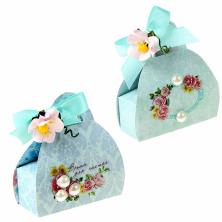 Набор для декорирования бонбоньерки "Цветочный" арт.1193216 (2шт)