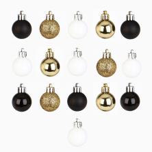 Набор из 12-ти елочных шаров 3см арт.9489968 ассорти