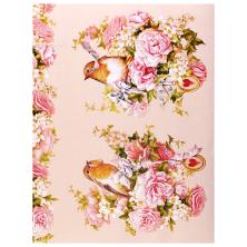 Декупажная карта 21*29,7см "Свадебные малиновки" арт.CH.0012270