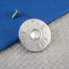 Пуговица джинсовая 30мм со стразами арт.СТМ-0511 