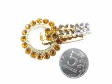 Застежка шубная со стразами арт.ФУ-2336