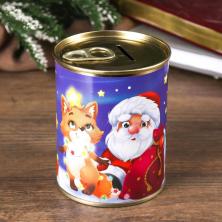 Копилка-банка металл 