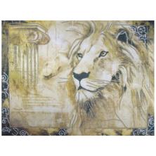 9456 "Царь" Рисунок на ткани "Конек" частичная вышивка 29*39см