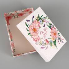 Коробка "Цветы" 30*20*9см 9236546