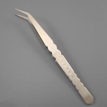 Пинцет 13,0см арт.4052 с загнутыми краями