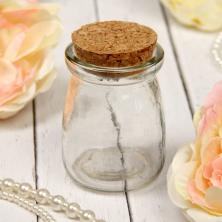 Бутылка с пробкой 110мл арт.2179258 прозрачный